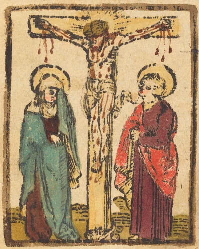 Christ on the Cross by German 15th Century, print, 1490-1500