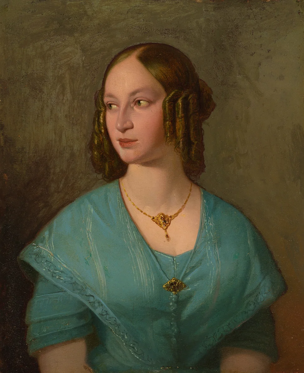 Mrs. Daniel Embury (Emma Catherine Manley) by Artist Unknown, painting, 1837-1863
