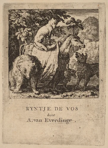 The Triumph of Reynard by Allart van Everdingen, print, 1645-1656