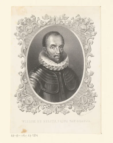 Portret van Willem I, prins van Oranje by anonymous, print, 1822-1845