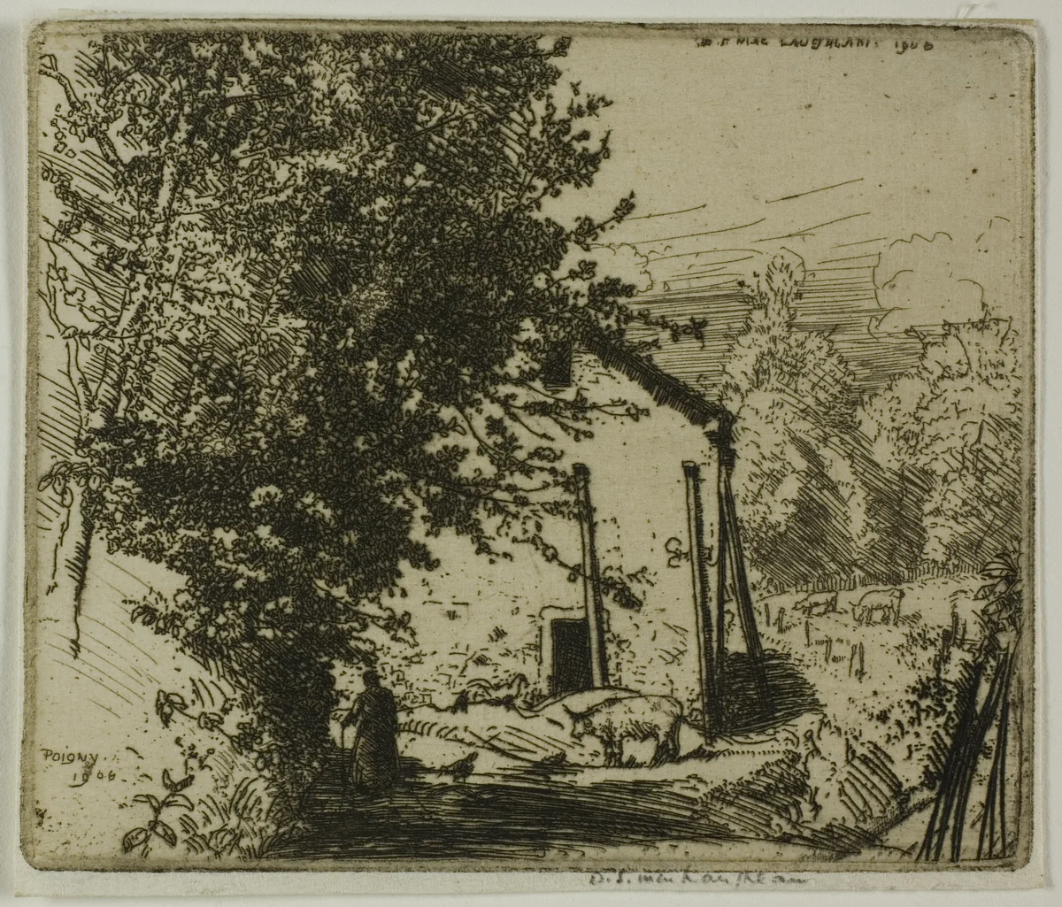 Little Poigny by Donald Shaw MacLaughlan, print, 1906