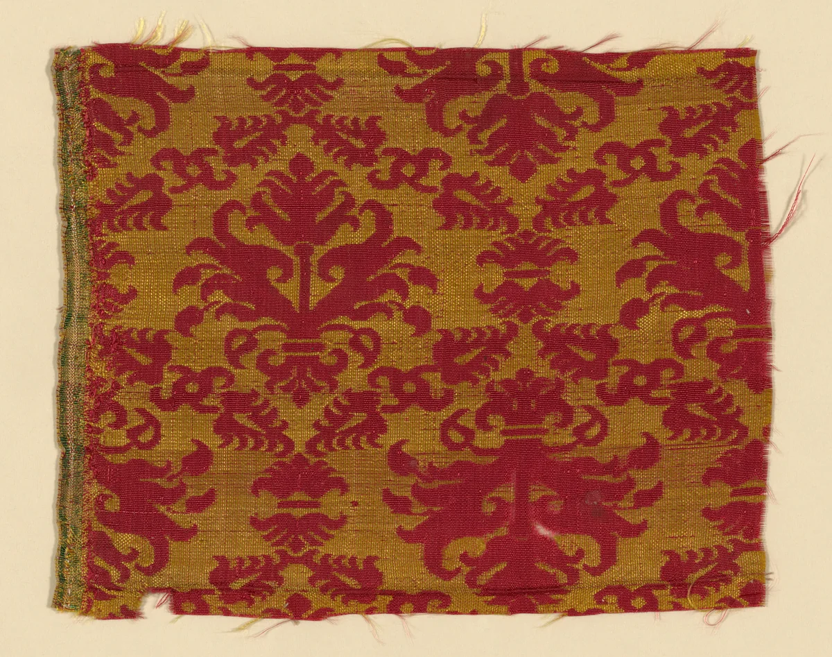Fragment by Italy, textile, 1575-1600