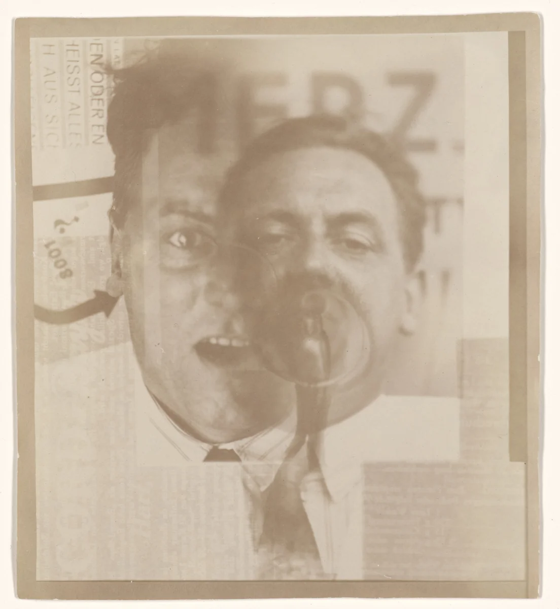 Kurt Schwitters by El Lissitzky, photograph, 1924