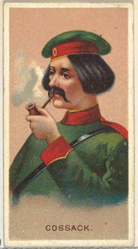 Cossack, from World's Smokers series (N33) for Allen & Ginter Cigarettes by Allen & Ginter, print, 1888