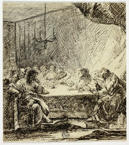 Last Supper by Franz Anton Maulbertsch
Martin Johann Schmidt, drawing, 1700-1799