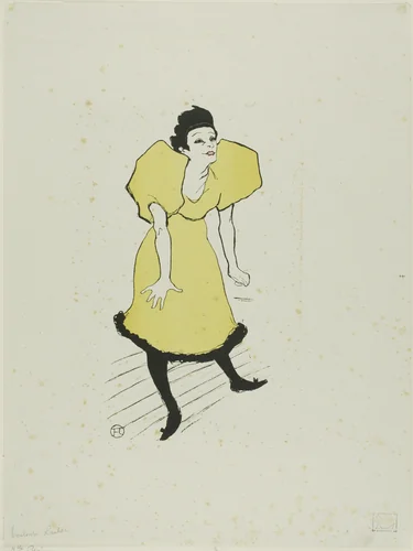 Miss Polaire by Henri de Toulouse-Lautrec, print, 1895