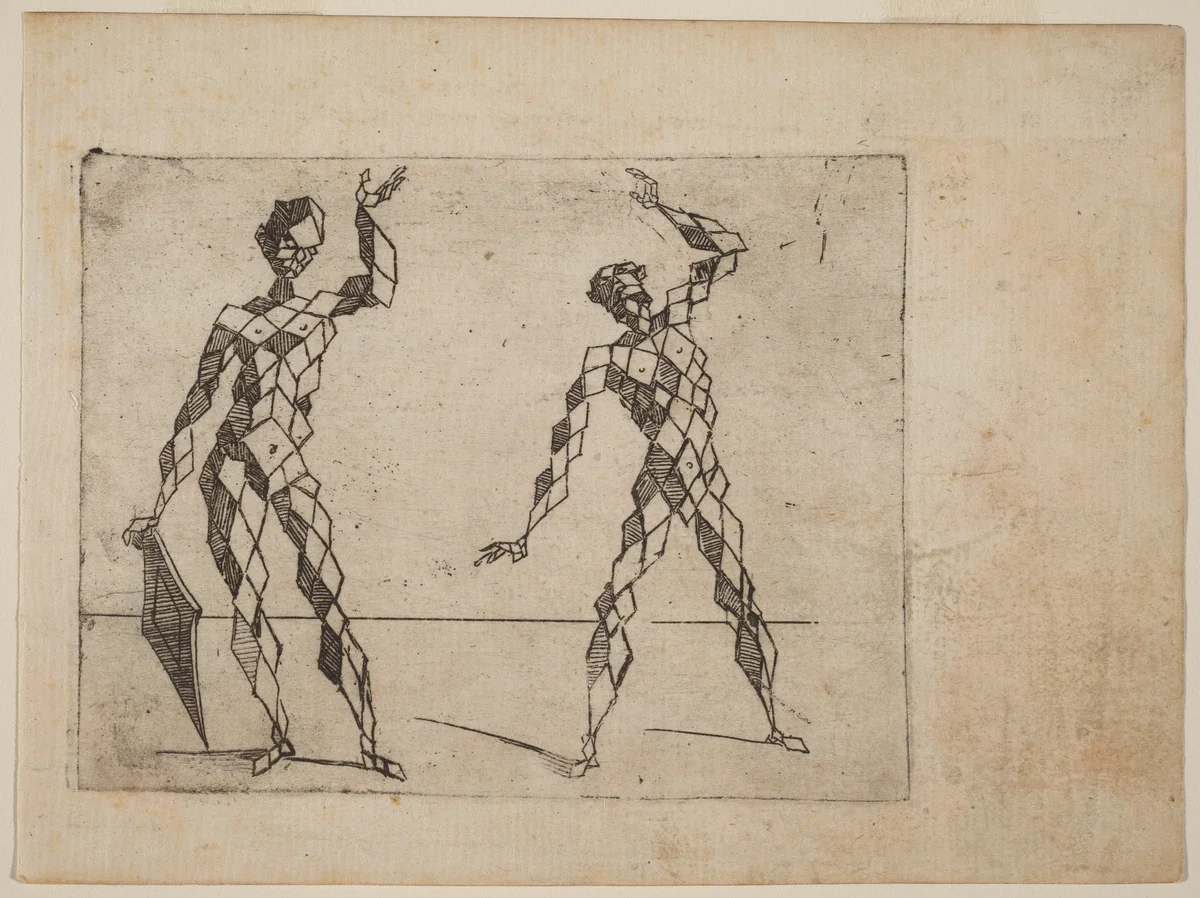 From "Bizzarie di varie Figure" by Giovanni Battista Bracelli, print, 1624