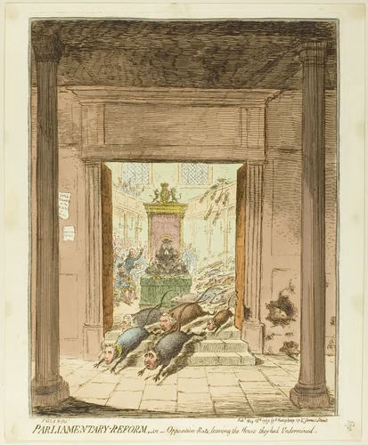 Parliamentary Reform by James Gillray, print, 1797