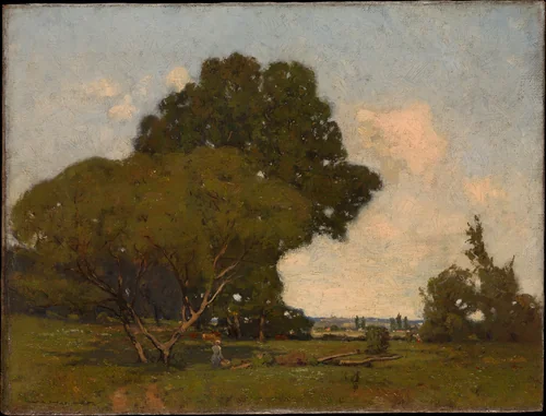 The Trees, Early Afternoon, France by William A. Harper, artwork, 1900-1910