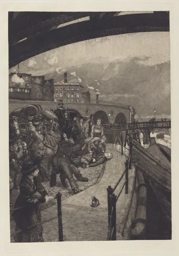 Ein Mord (A Murder) by Max Klinger, portfolio, 1883