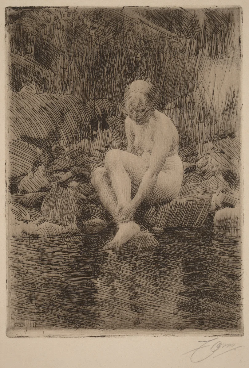 Dagmar by Anders Zorn, print, 1912