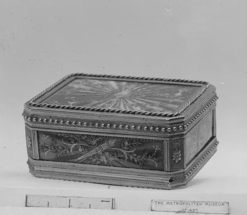 Patch box by Jean Nicolas Pique, metalwork, 1783