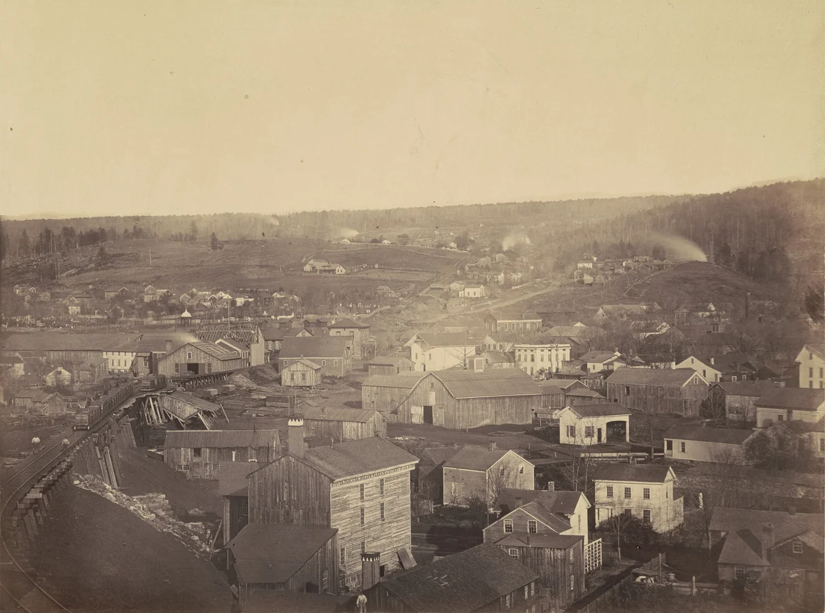 Carbondale, Section 1, Del. & Hudson Canal Co. by Thomas H. Johnson, photograph, 1858-1868