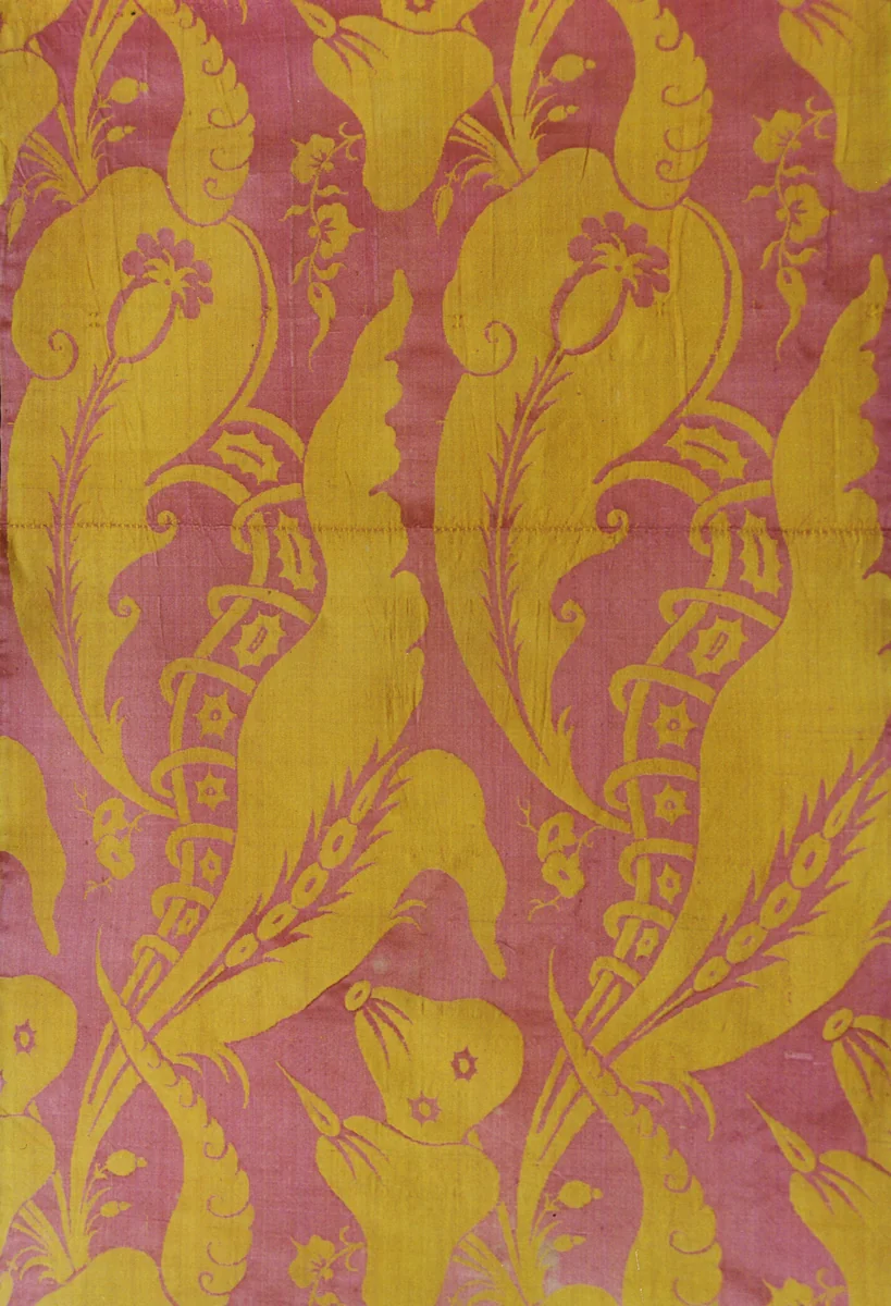 Panel by England, Spitalfields, textile, 1706-1709