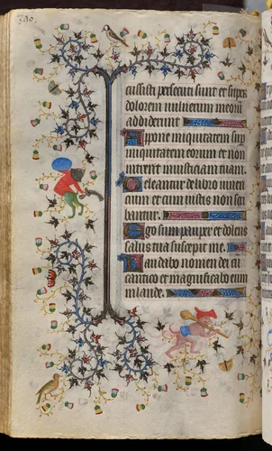 Hours of Charles the Noble, King of Navarre (1361-1425): fol. 189v, Text by Master of the Brussels Initials and Associates, book, 1400-1410