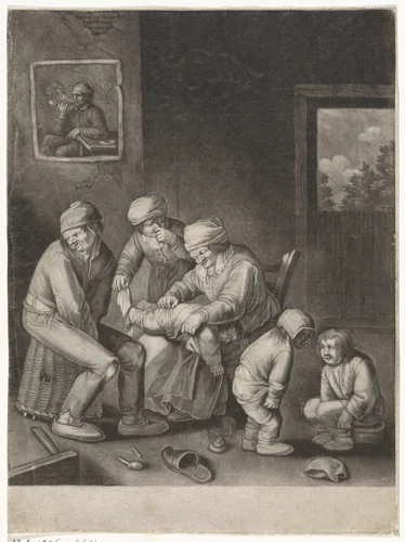 Het zintuig Reuk by anonymous, print, 1670-1770