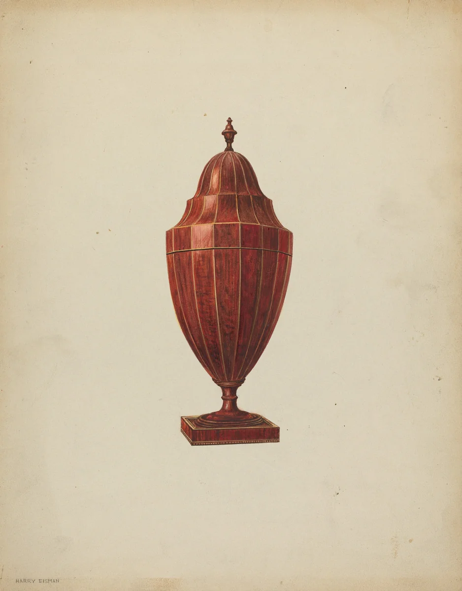 Knife and Spoon Box by Harry Eisman, index of american design, 1953