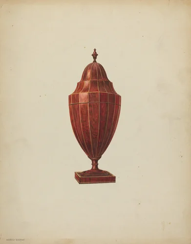 Knife and Spoon Box by Harry Eisman, index of american design, 1953