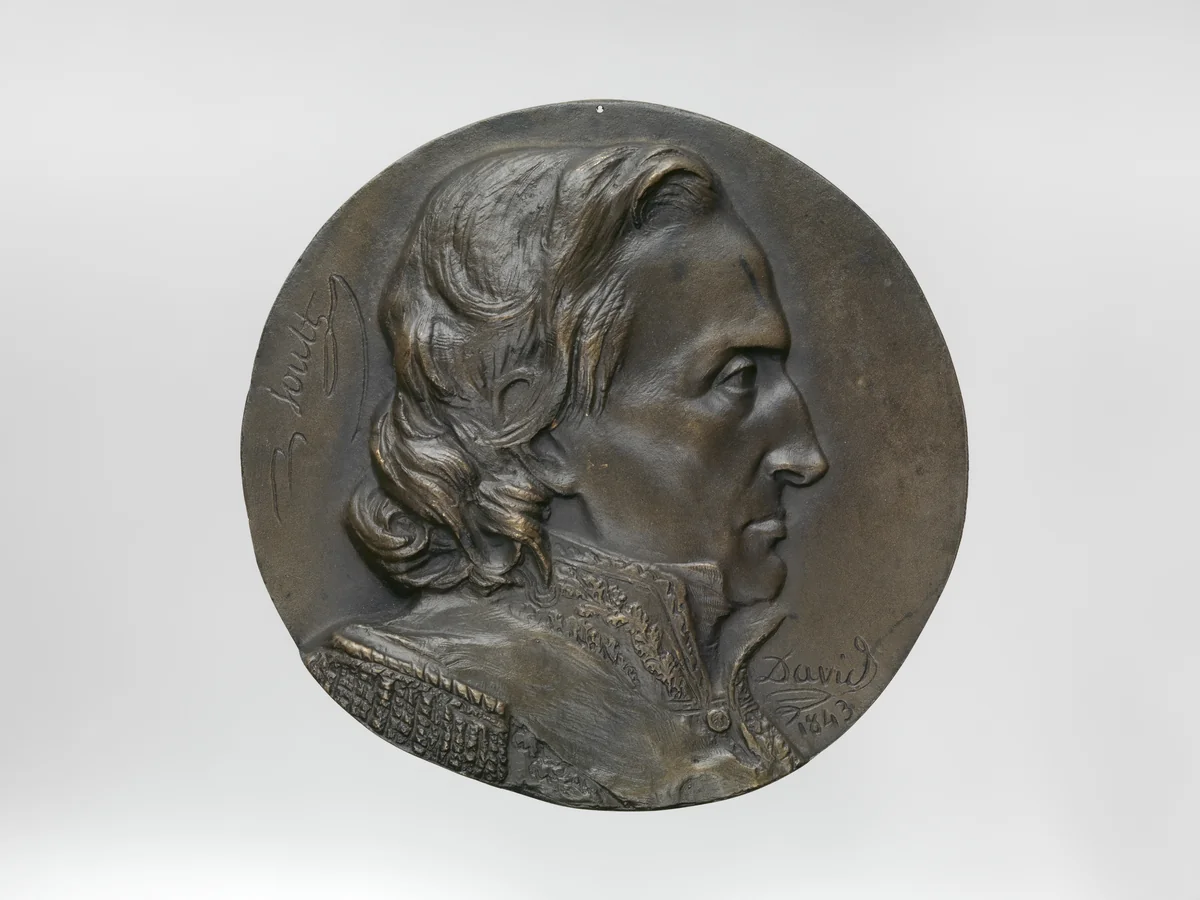 Marshal Soult (1769–1851) by Pierre-Jean David d'Angers, metalwork, 1843