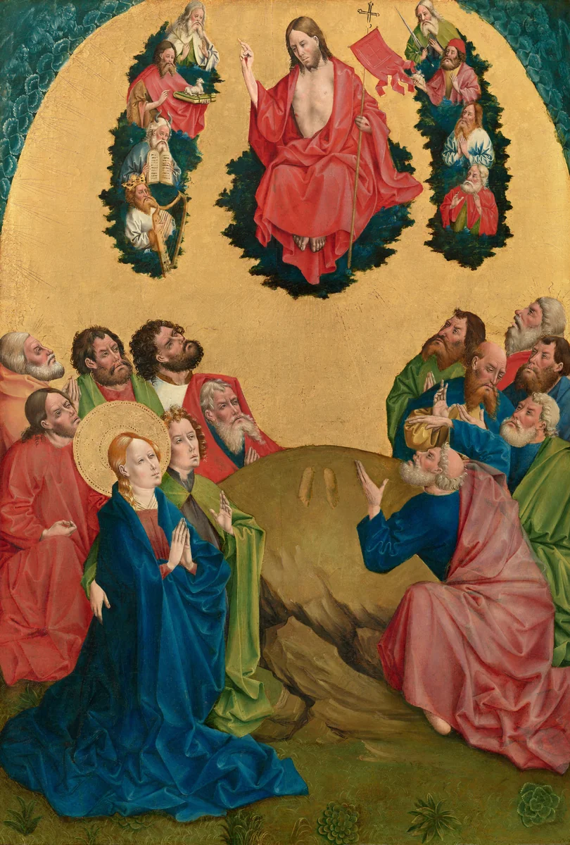 The Ascension by Johann Koerbecke, painting, 1456-1457