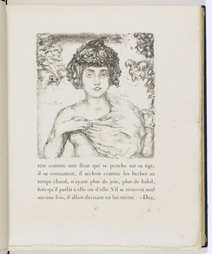 In-text plate (page 37) from Daphnis et Chloé by Pierre Bonnard, illustrated book, 1902