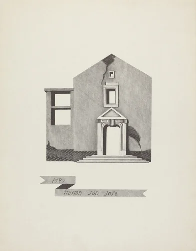 Mision San Jose by James Jones, index of american design, 1912-1942