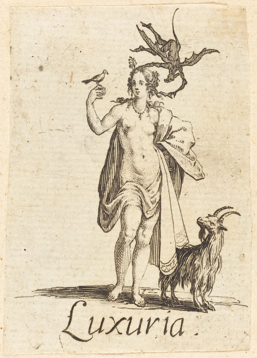 Lust by Jacques Callot, print, 1621