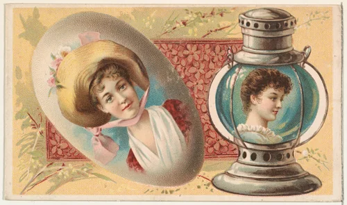 Lantern, from the Miniature Novelties series (N120) issued by Duke Sons & Co. to promote Honest Long Cut Tobacco by W. Duke, Sons & Co., print, 1891