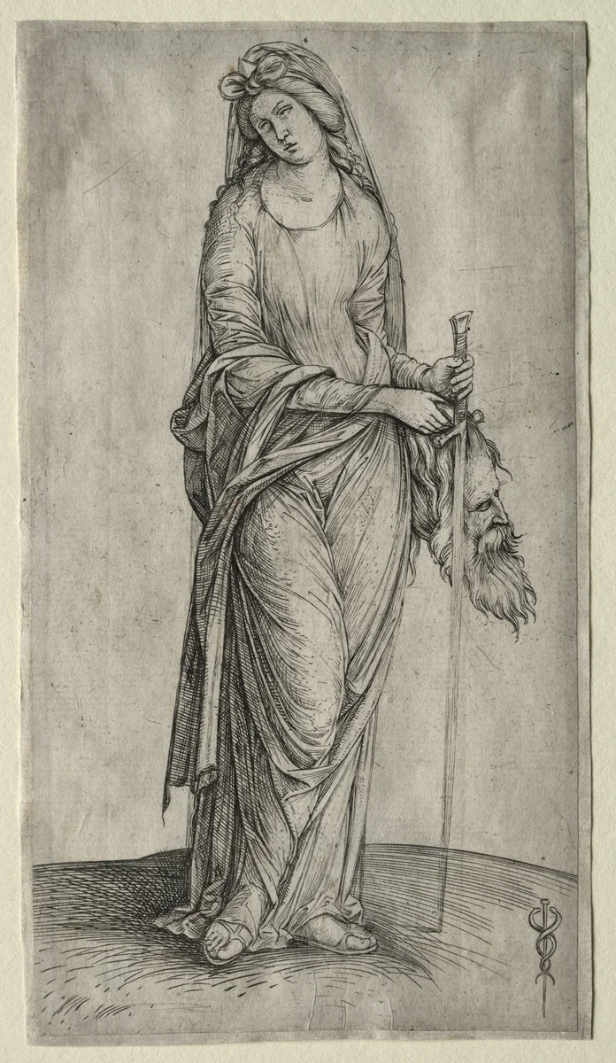 Judith Holding the Head of Holofernes by Jacopo de' Barbari, print, 1501-1503