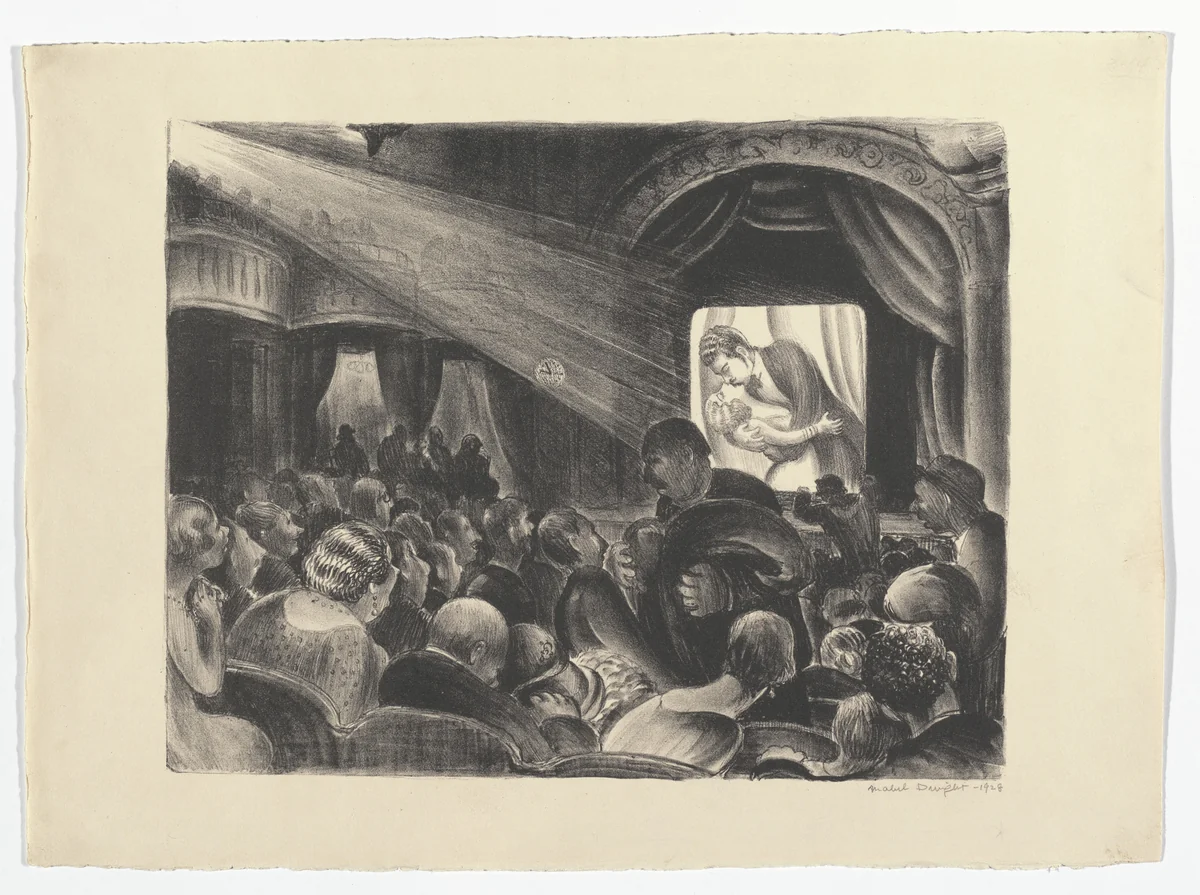 The Clinch by Mabel Dwight, print, 1928