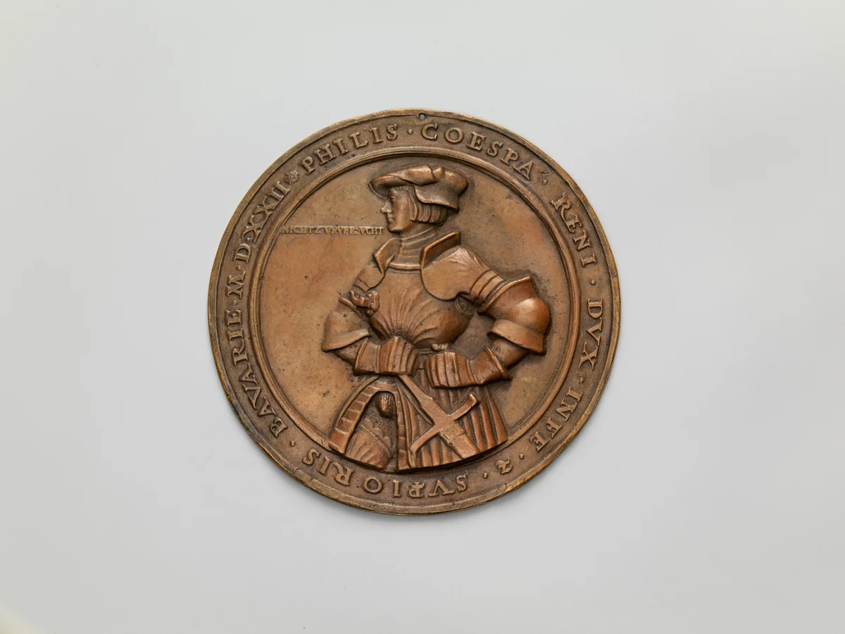 Philip, Count Palatine by Hans Daucher, metalwork, 1522