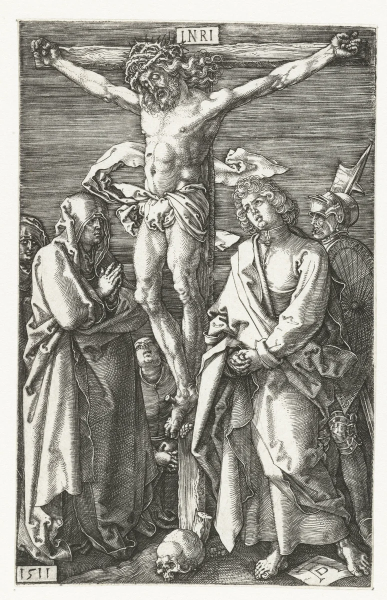 De kruisiging by Unknown, print, 1511