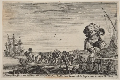 Title Page for "Views of the Ports of the Sea" by Stefano della Bella, print, 1647