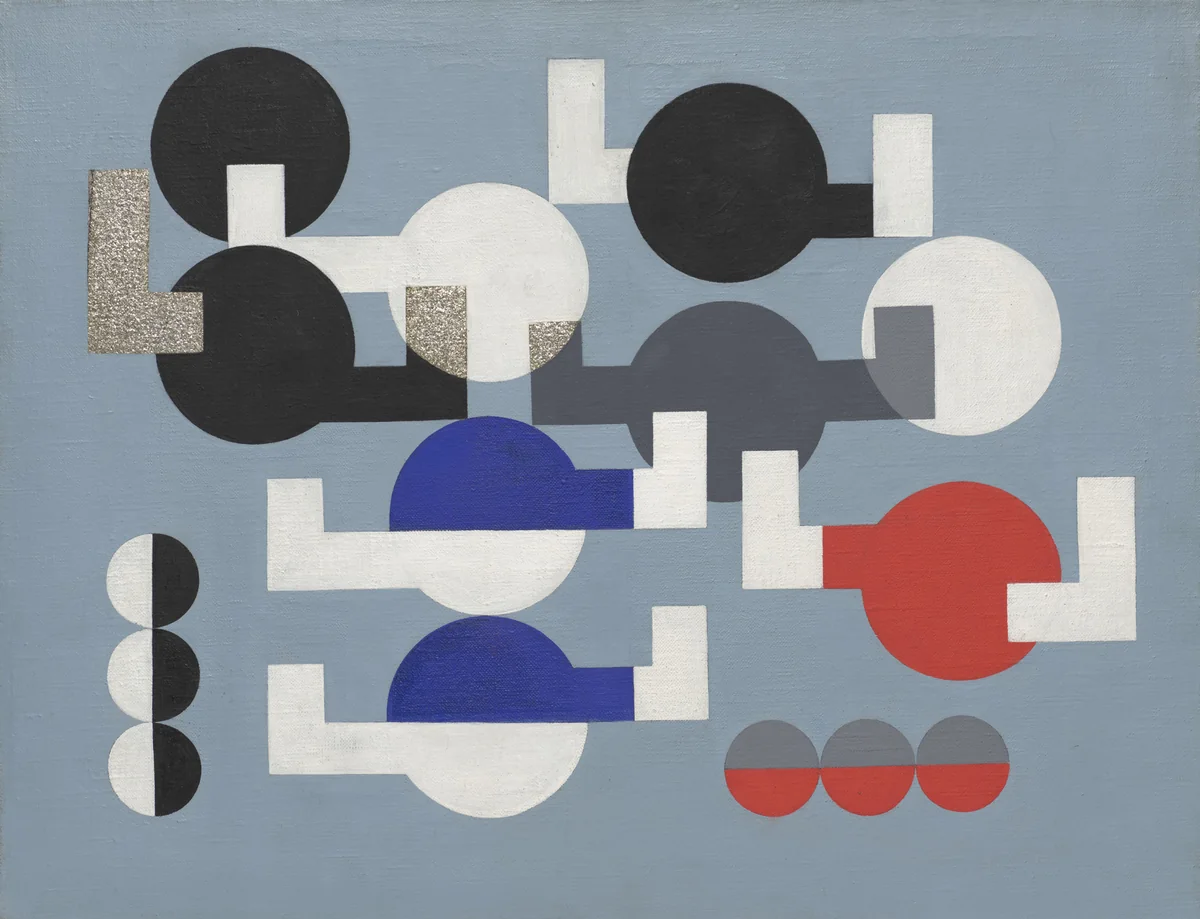 Composition by Sophie Taeuber-Arp, painting, 1930