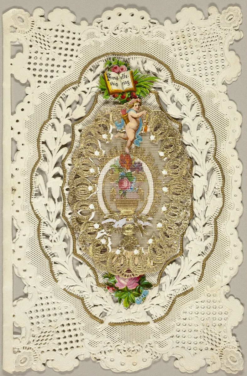 Friendship Offering (valentine) by Unknown Artist, other, 1845-1855