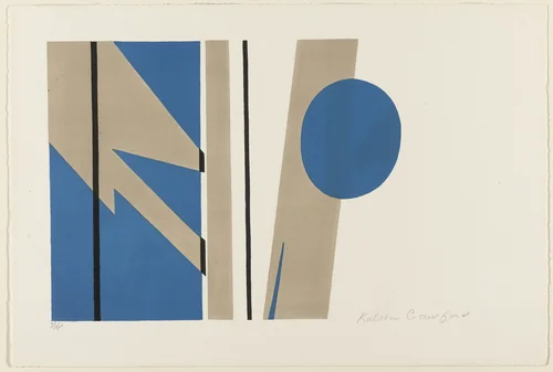 Composition by Ralston Crawford, print, 1921