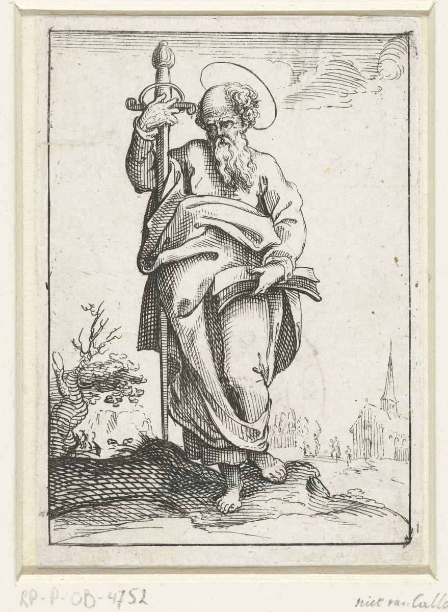 Apostel Paulus by Nicolas de Son, print, 1627-1649