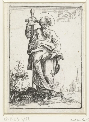 Apostel Paulus by Nicolas de Son, print, 1627-1649