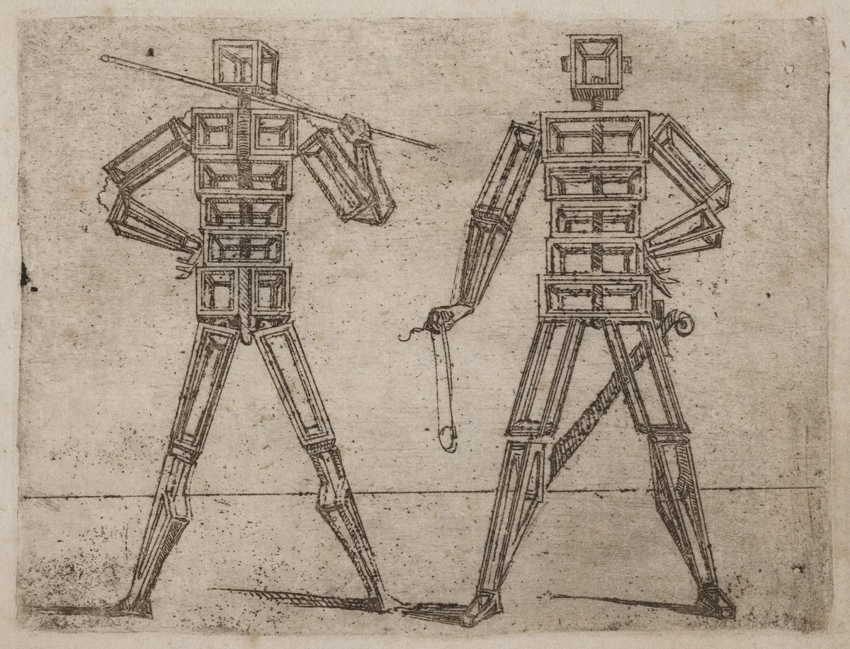 From "Bizzarie di varie Figure" by Giovanni Battista Bracelli, print, 1624