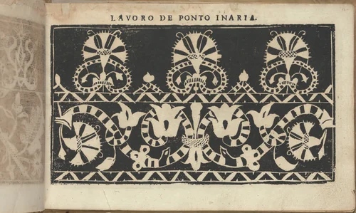 Studio delle virtuose Dame, page 16 (recto) by Isabella Catanea Parasole, book, 1597