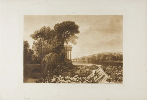 Isis, plate 68 from Liber Studiorum by Joseph Mallord William Turner, print, 1819