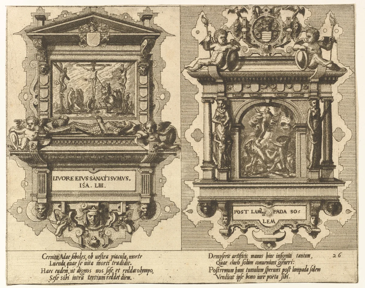 Cœnotaphiorum (26) by Hans Vredeman de Vries, print, 1563