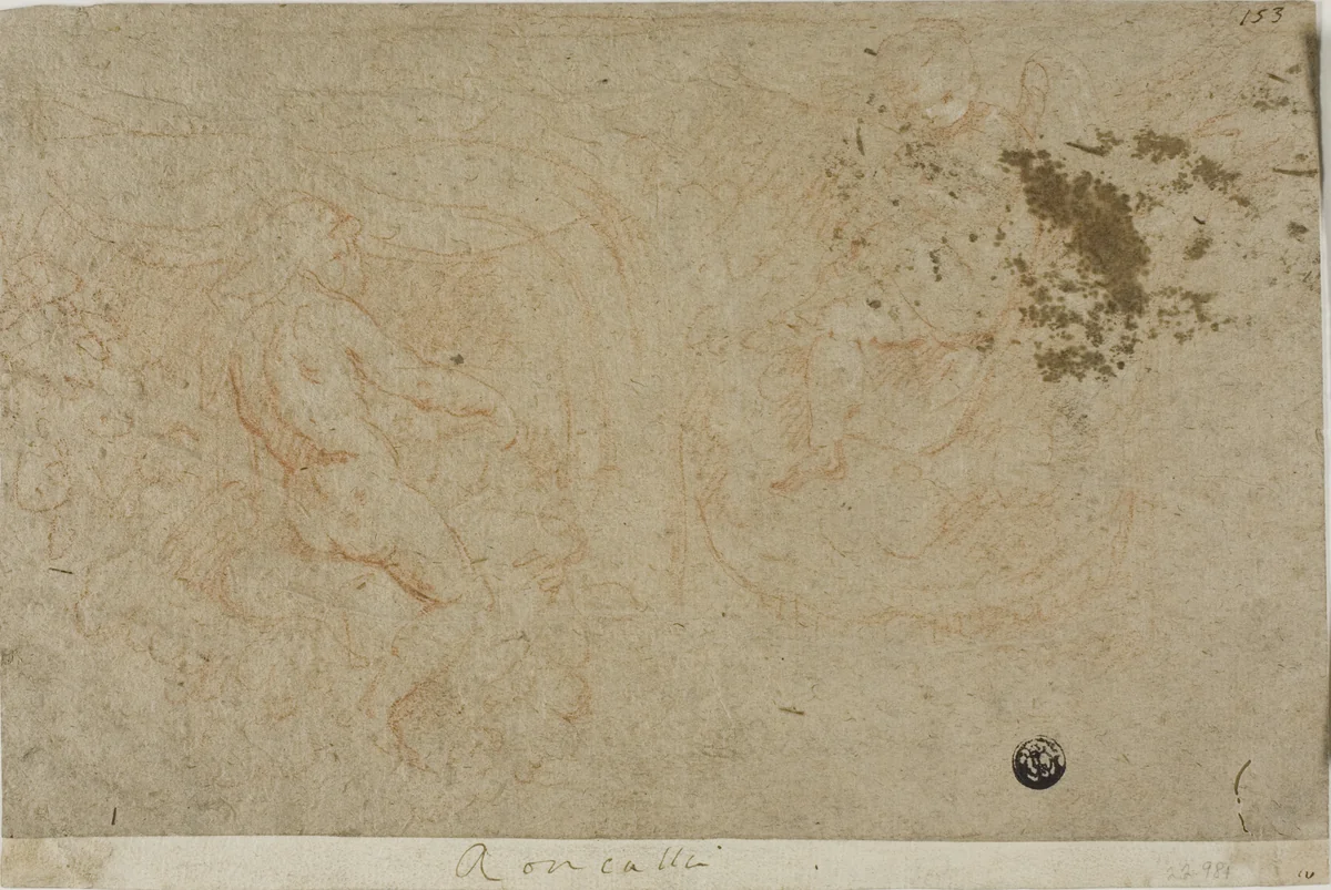 Mythological Scene by Unknown Artist, drawing, 1600-1699