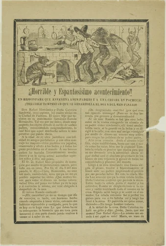 Horrible and Frightening Event! by José Guadalupe Posada, print, 1871-1913