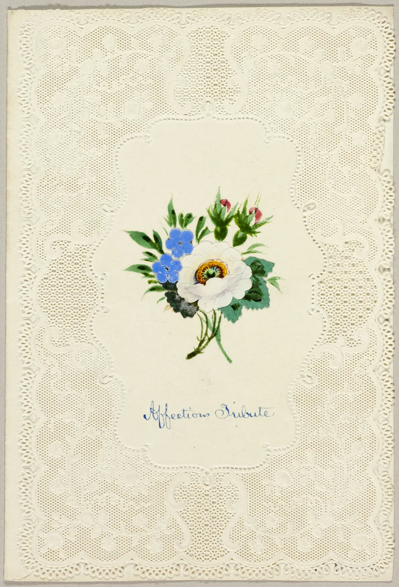 Affection's Tribute (Valentine) by Unknown Artist, other, 1835-1845