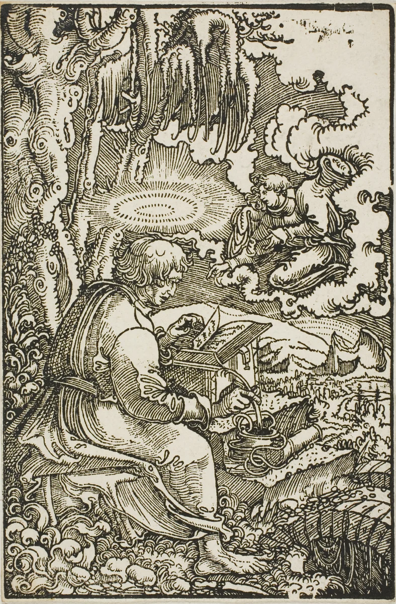 St. Matthew, from The Luther Bible by Georg Lemberger, print, 1501-1600