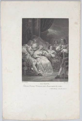 Alceste by Horace Vernet, print, 1835-1845