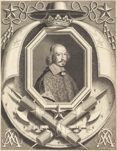 Cardinal Jules Mazarin by Robert Nanteuil, print, 1659