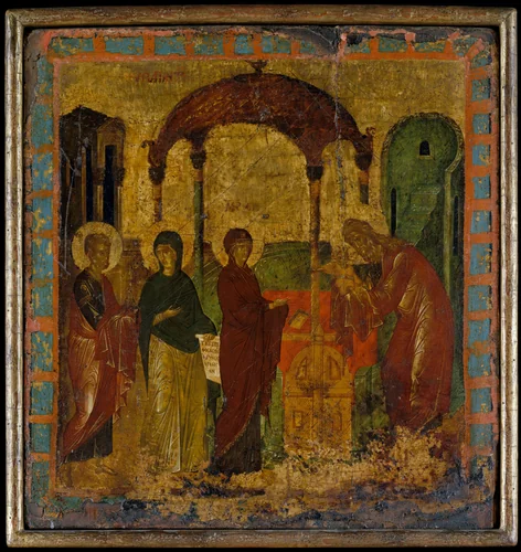 The Presentation in the Temple by Byzantine Painter, painting, 1400-1499