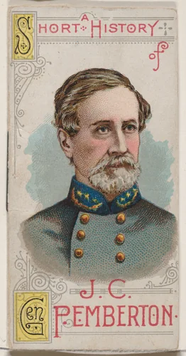 A Short History of General John Clifford Pemberton, from the Histories of Generals series of booklets (N78) for Duke brand cigarettes by W. Duke, Sons & Co., print, 1888